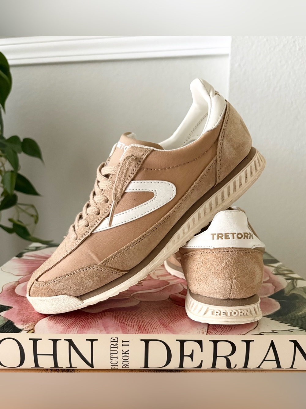 Tretorn Rawlins 3 Sneaker | Neutral Tan Color-way| Size 6